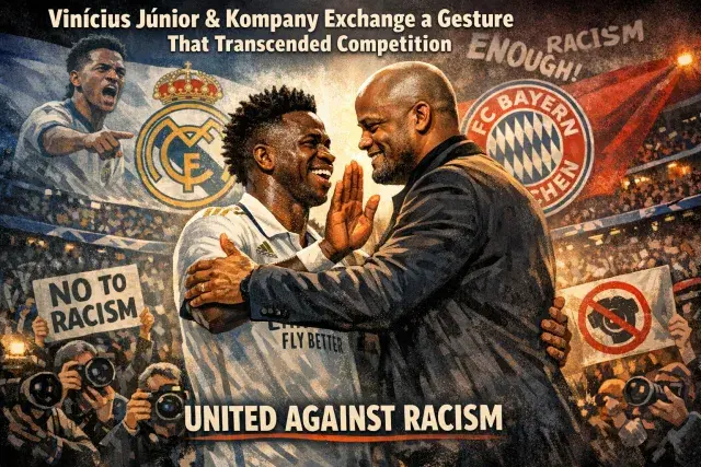 Vinícius Júnior and Kompany Exchange a Gesture That Transcended Competition